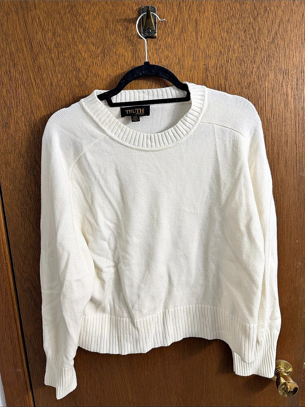 BRAND NEW‼️TRUTH BY REPUBLIC Women's Crop Crewneck Sweater